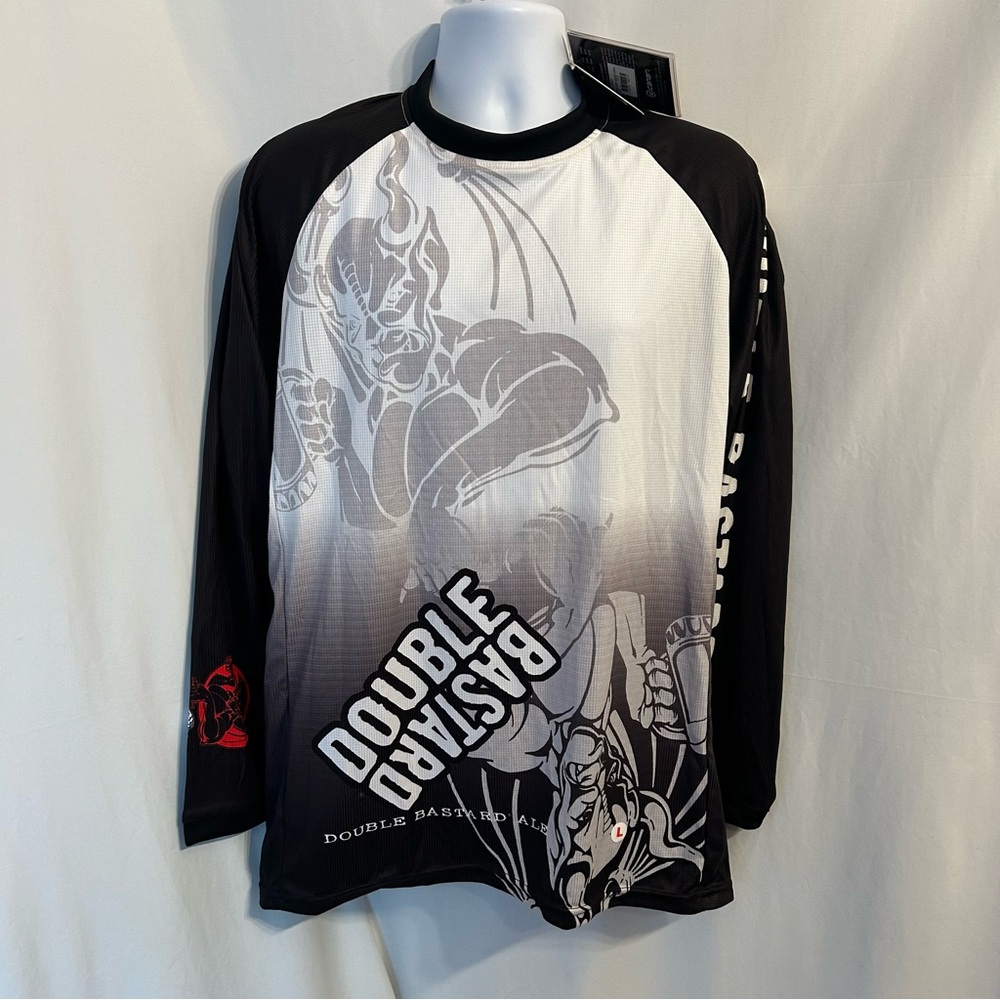 New Canari Double Bastard Ale Cycling Jersey- Long Sleeve- Size Large